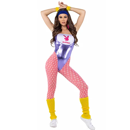 Playboy 80s Fitness Costume